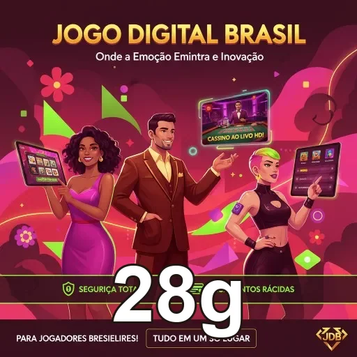 Tela do app 28g com login rápido no celular