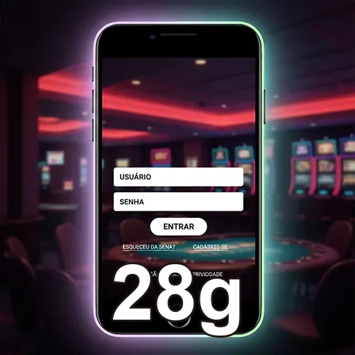 Primeiro acesso no mobile da 28g em tela de login